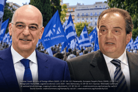 Ο Δένδιας «υιοθετεί» Καραμανλή, γιατί ξέρει ότι θα μείνει στη ΝΔ